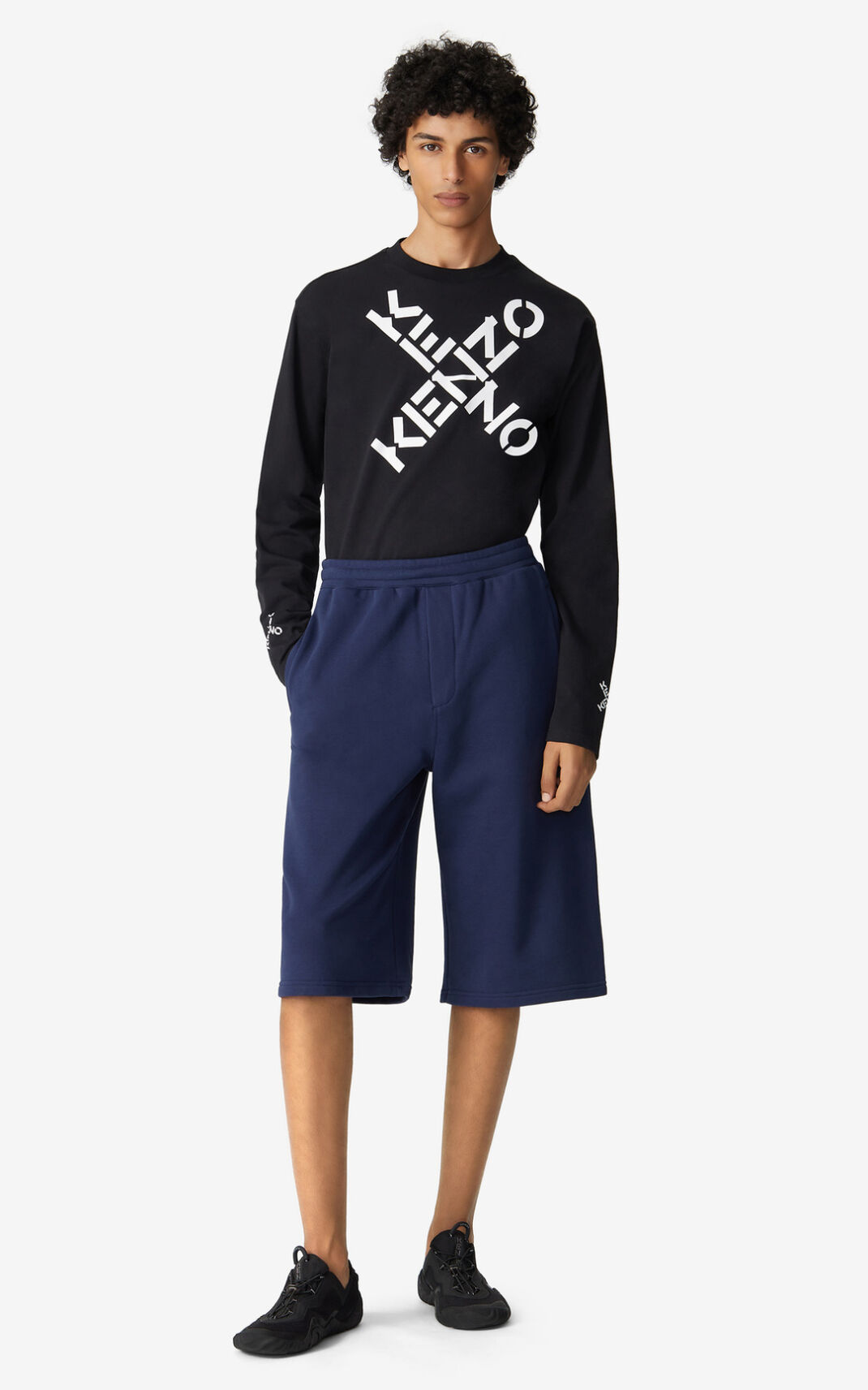 Kenzo Oversized Sport Little X Shorts Herr | 42590-EIRJ